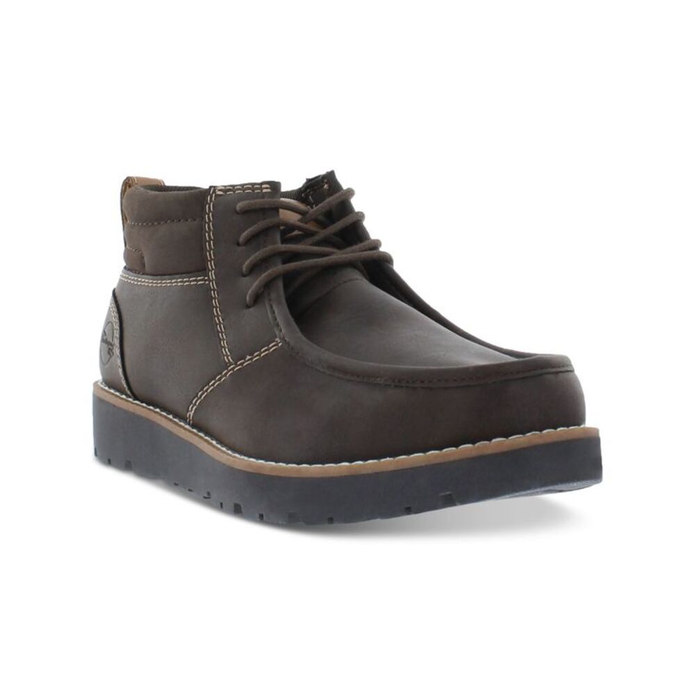 WEATHERPROOF VINTAGE Mens Brown Pull Tab Chester Toe Platform Chukka Boots 9 M